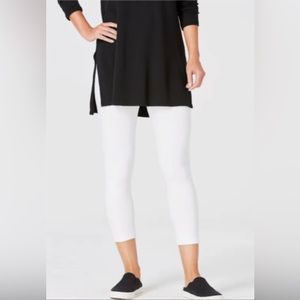 J Jill capri leggings large supima cotton blend NWT